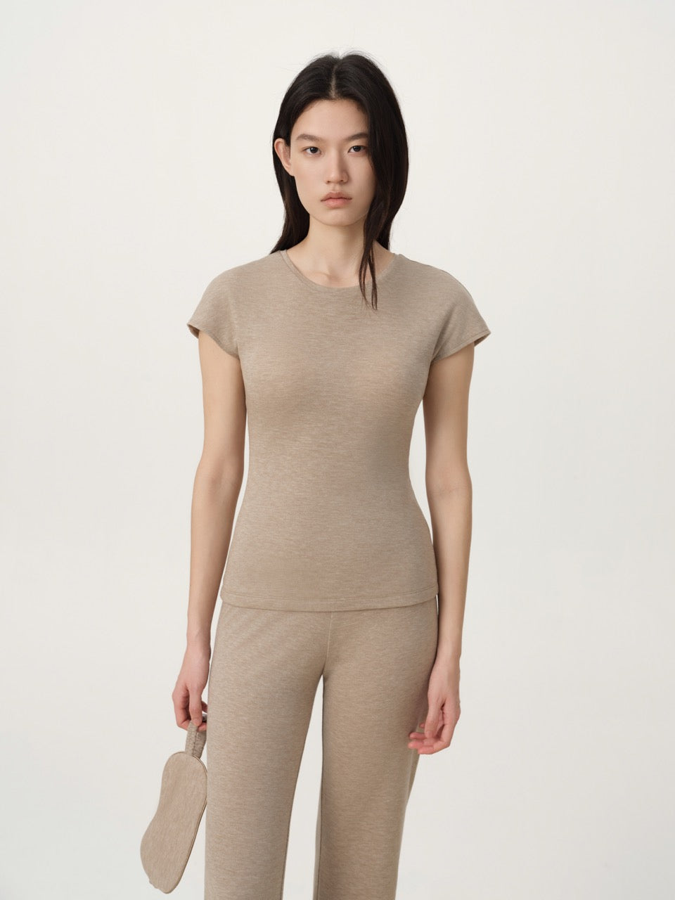 COR ORBIT Soleny Star Series TENCEL™ Wool Short Sleeve Lounge Set