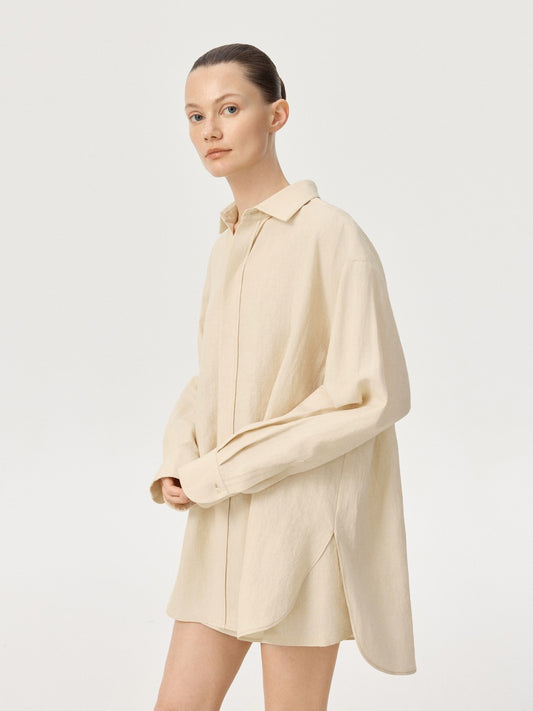 COR ORBIT Habitat Resort Collection Linen Shirt