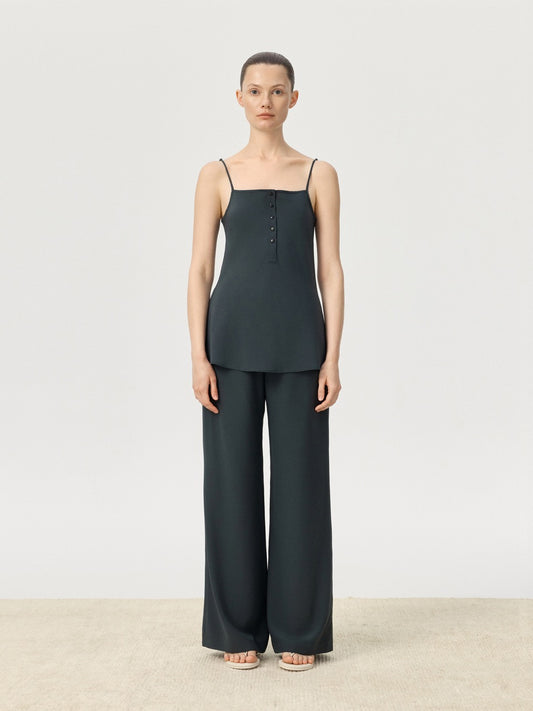 COR ORBIT Lene Resort Collection Silk Tank Top