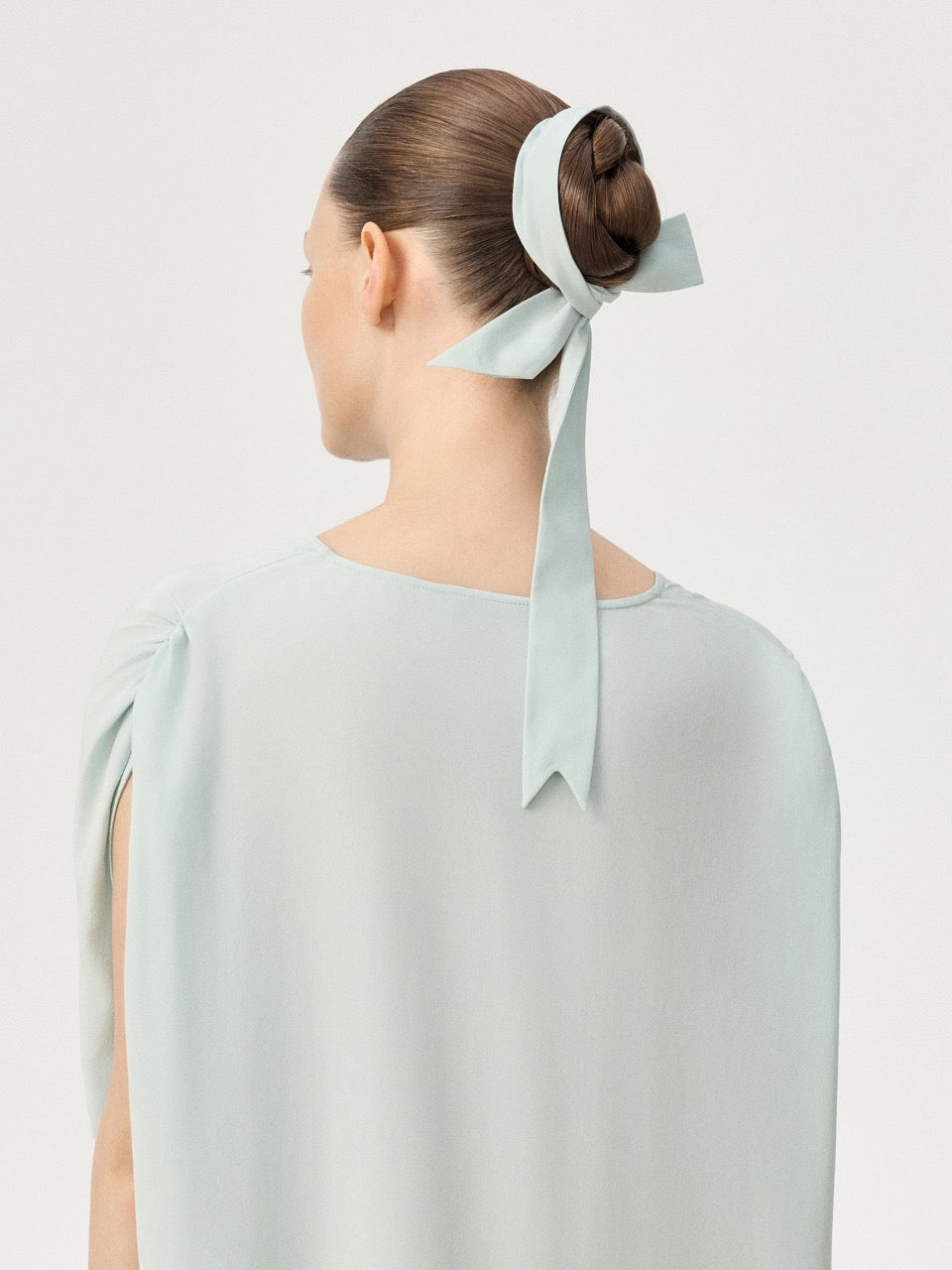 COR ORBIT Facet Resort Collection Mulberry Silk Hair Scarf