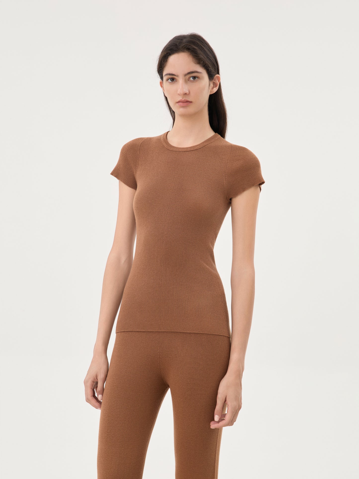 COR ORBIT Lyra Star Series Mulberry Silk Short Sleeve Lounge Set