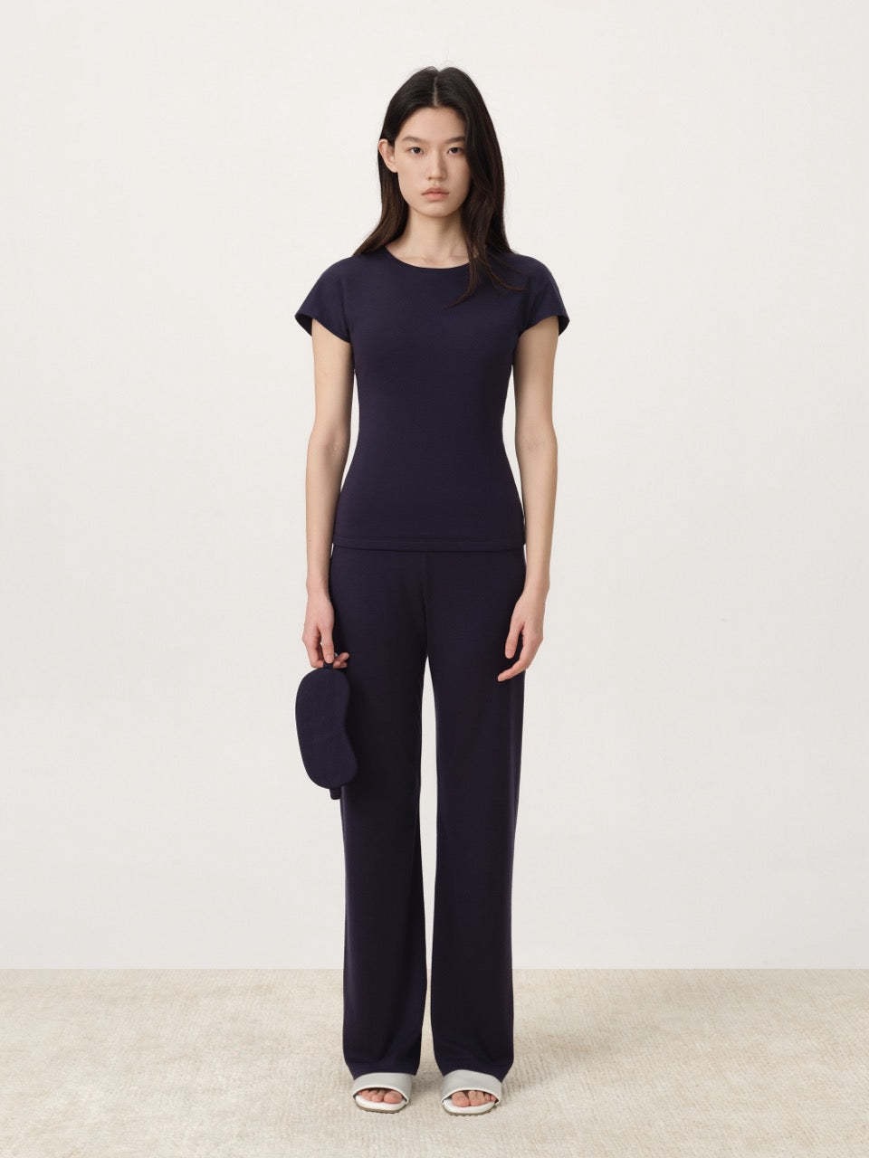 COR ORBIT Solune Star Series TENCEL™ Wool Short Sleeve Lounge Set