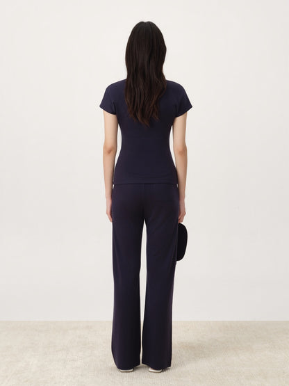 COR ORBIT Solune Star Series TENCEL™ Wool Short Sleeve Lounge Set