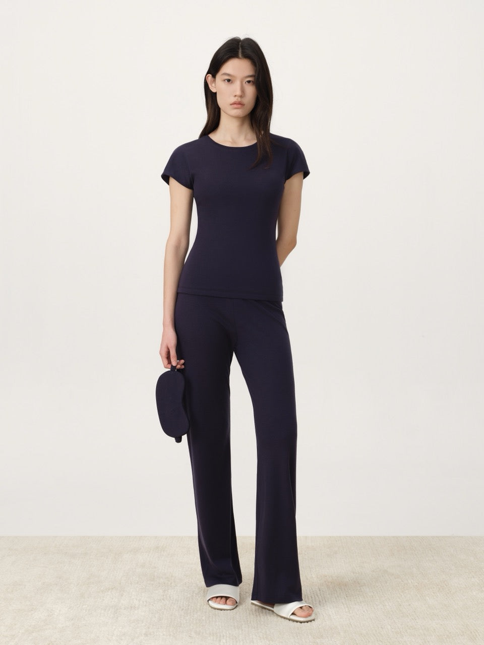 COR ORBIT Solune Star Series TENCEL™ Wool Short Sleeve Lounge Set