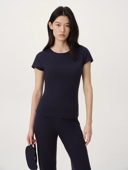 COR ORBIT Solune Star Series TENCEL™ Wool Short Sleeve Lounge Set