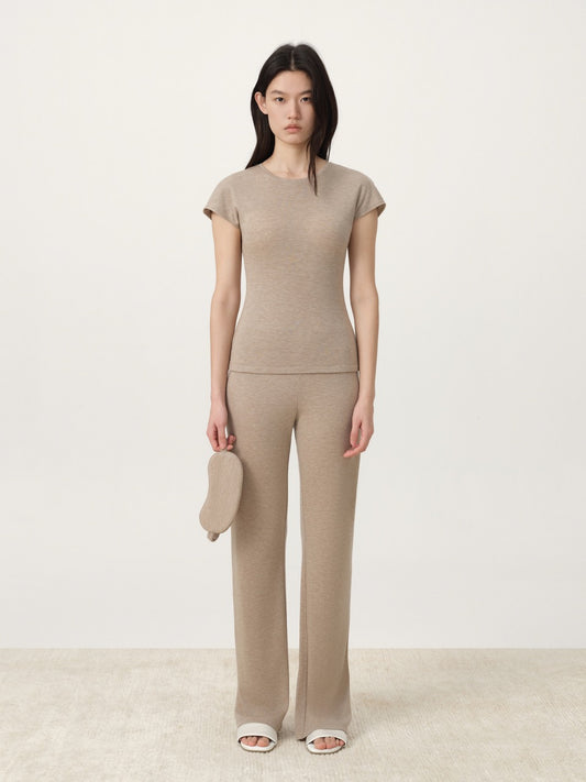 COR ORBIT Soleny Star Series TENCEL™ Wool Short Sleeve Lounge Set