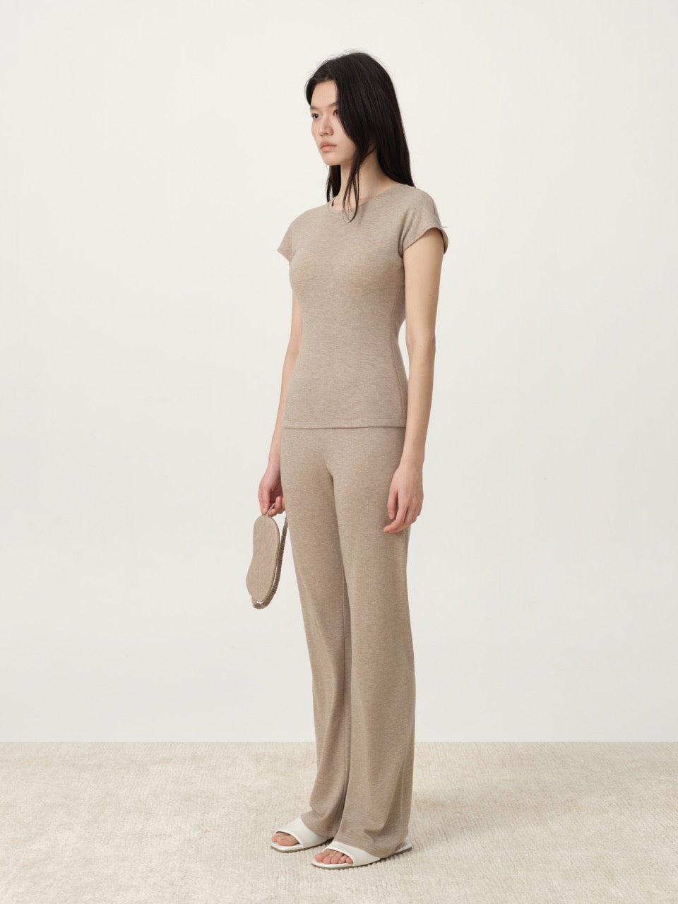 COR ORBIT Soleny Star Series TENCEL™ Wool Short Sleeve Lounge Set