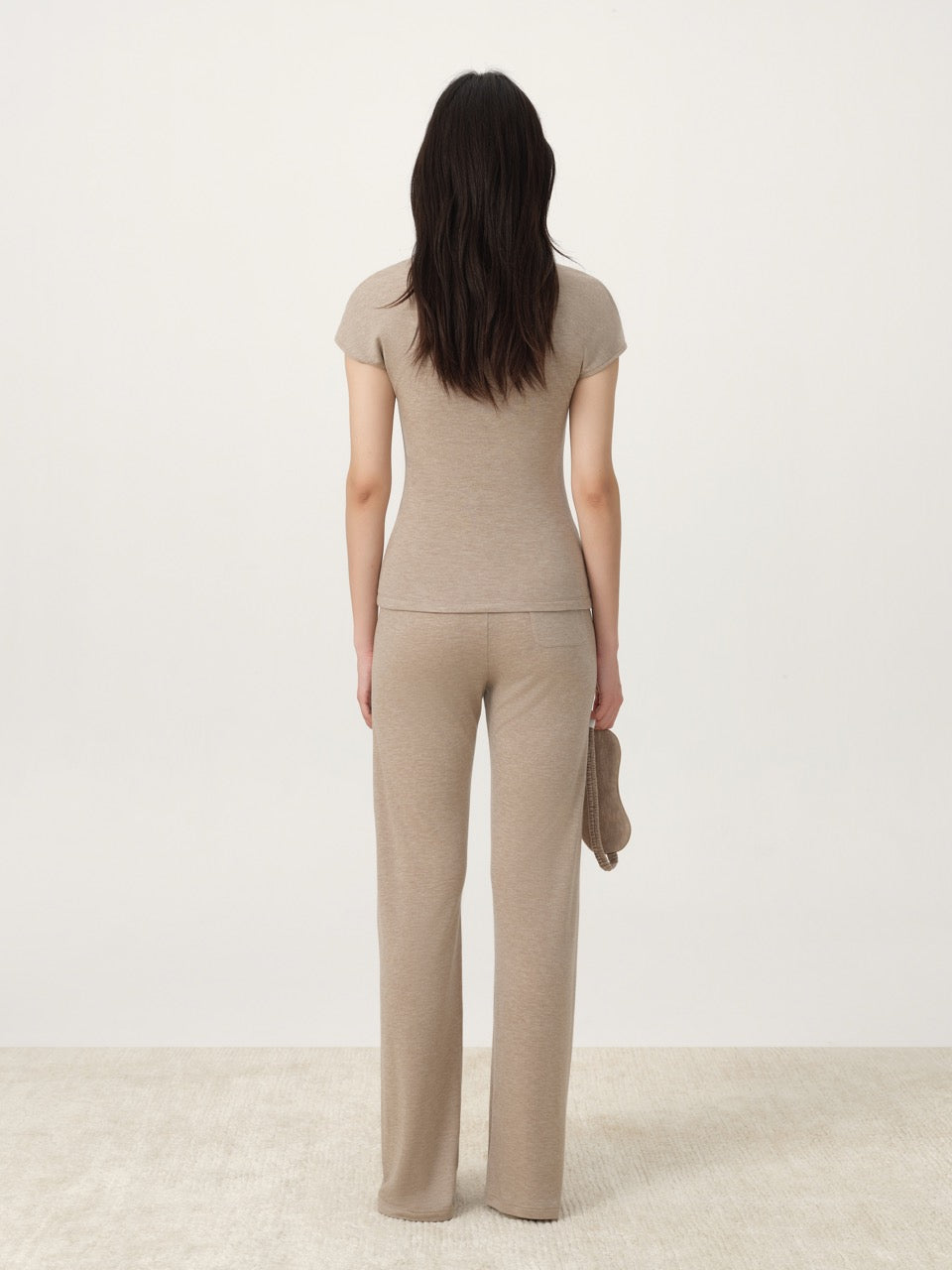 COR ORBIT Soleny Star Series TENCEL™ Wool Short Sleeve Lounge Set