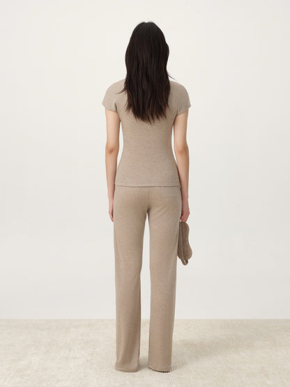 COR ORBIT Soleny Star Series TENCEL™ Wool Short Sleeve Lounge Set