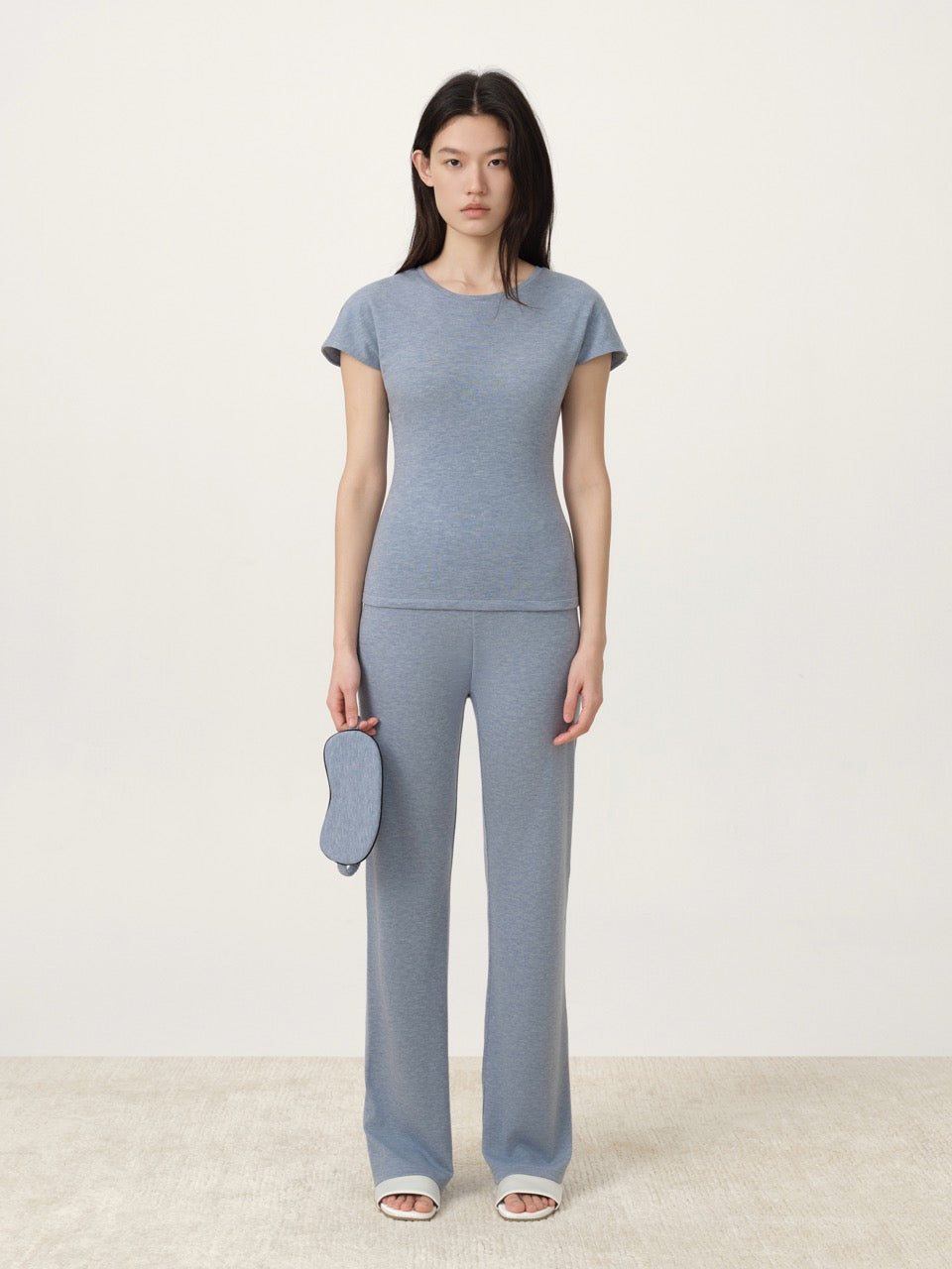 COR ORBIT Soleny Star Series TENCEL™ Wool Short Sleeve Lounge Set