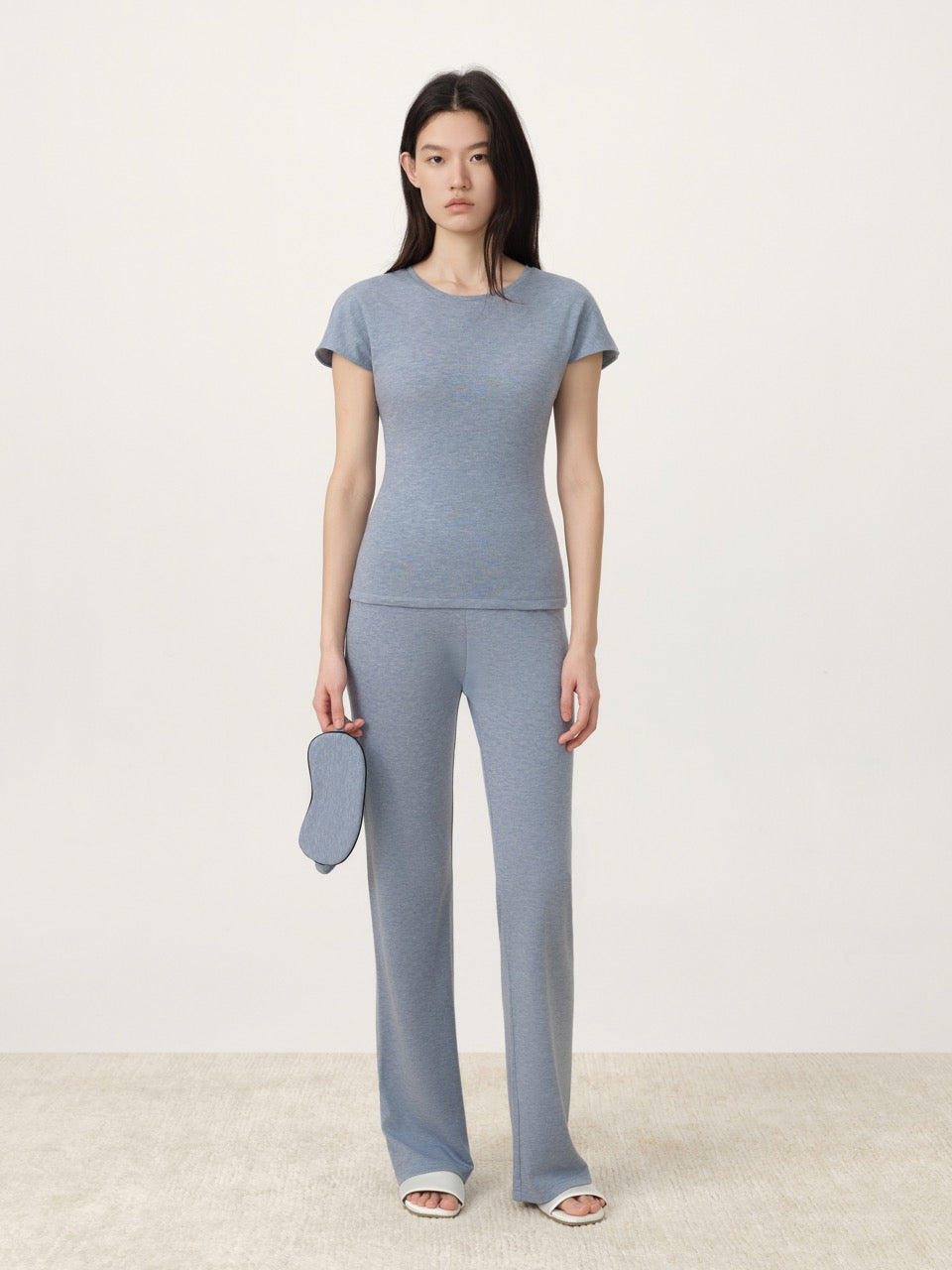COR ORBIT Soleny Star Series TENCEL™ Wool Short Sleeve Lounge Set