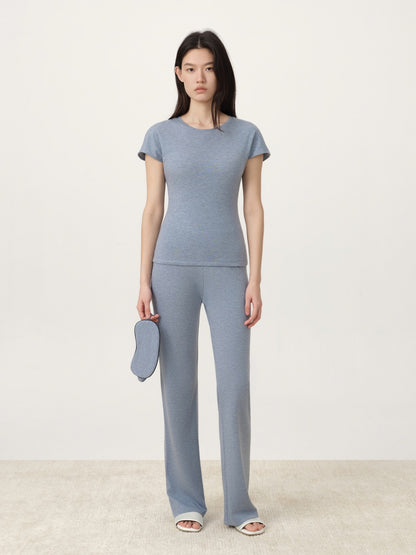 COR ORBIT Soleny Star Series TENCEL™ Wool Short Sleeve Lounge Set