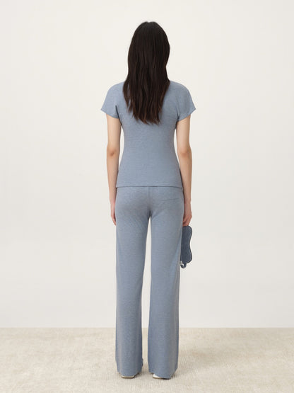 COR ORBIT Soleny Star Series TENCEL™ Wool Short Sleeve Lounge Set