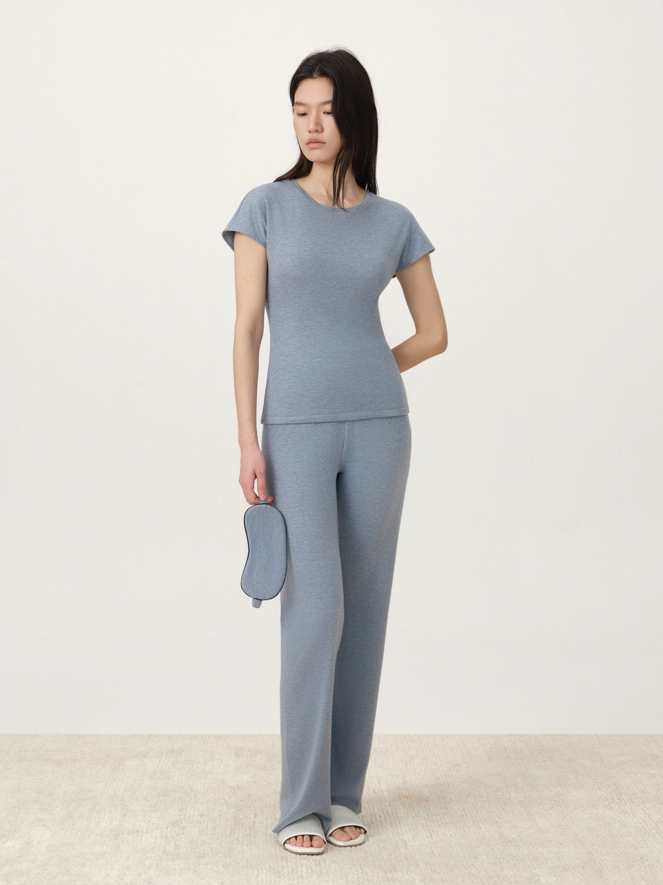 COR ORBIT Soleny Star Series TENCEL™ Wool Short Sleeve Lounge Set