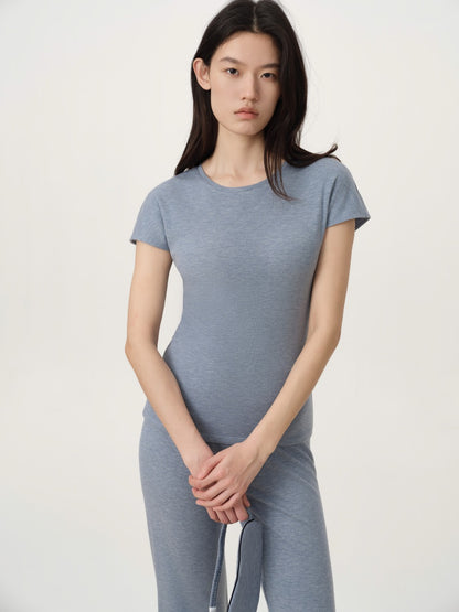 COR ORBIT Soleny Star Series TENCEL™ Wool Short Sleeve Lounge Set