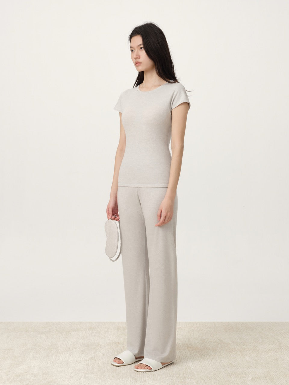COR ORBIT Soleny Star Series TENCEL™ Wool Short Sleeve Lounge Set