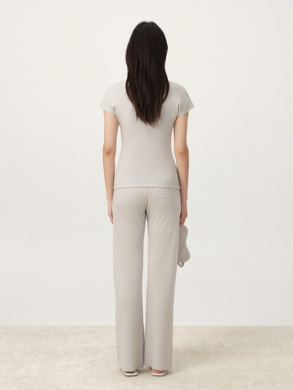 COR ORBIT Soleny Star Series TENCEL™ Wool Short Sleeve Lounge Set