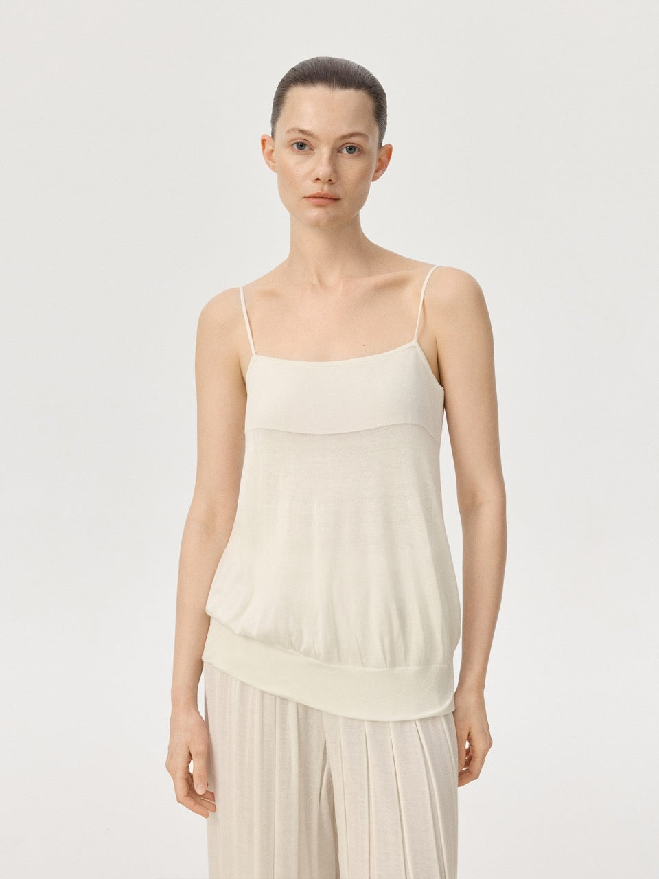 COR ORBIT Amphora Resort Collection Mulberry Silk Camisole Top