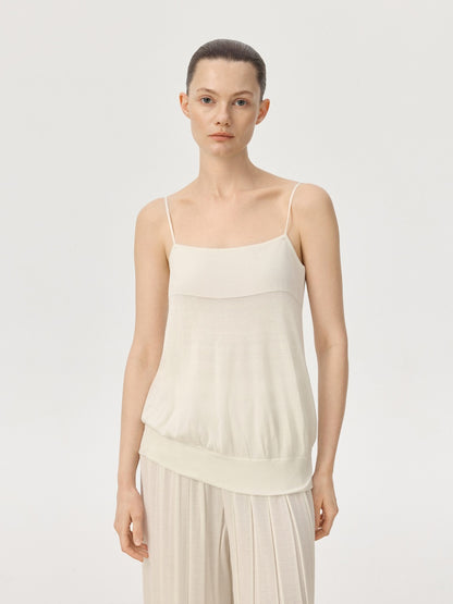 COR ORBIT Amphora Resort Collection Mulberry Silk Camisole Top
