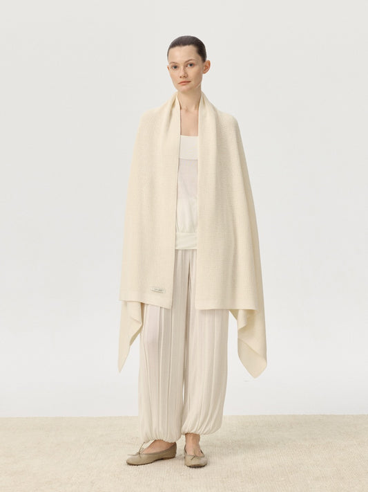 COR ORBIT Litus Resort Collection Cotton-Cashmere Knit Shawl