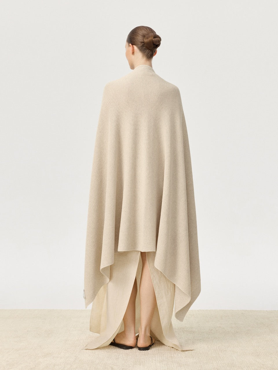 COR ORBIT Litus Resort Collection Cotton-Cashmere Knit Shawl
