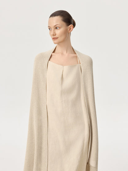 COR ORBIT Litus Resort Collection Cotton-Cashmere Knit Shawl