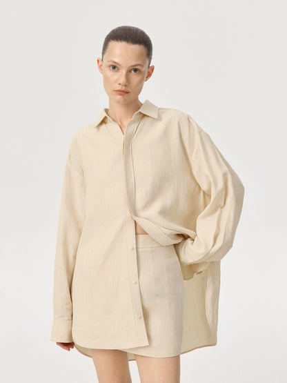 COR ORBIT Fluma Resort Collection Linen Skort