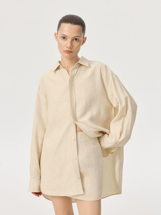 COR ORBIT Fluma Resort Collection Linen Skort