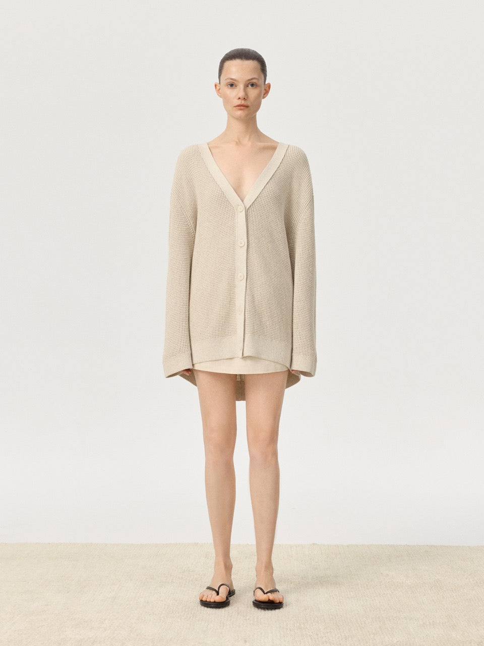 COR ORBIT Elmshade Resort Collection Cotton-Cashmere Cardigan