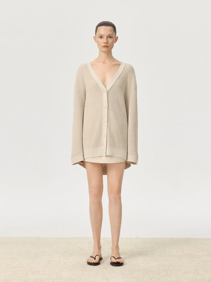 COR ORBIT Elmshade Resort Collection Cotton-Cashmere Cardigan