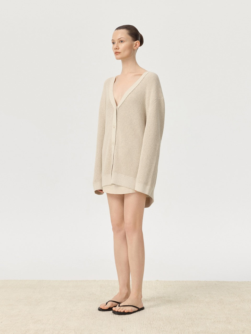 COR ORBIT Elmshade Resort Collection Cotton-Cashmere Cardigan