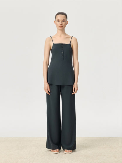 COR ORBIT Lene Resort Collection Silk Tank Top