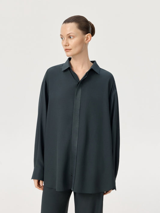 COR ORBIT Habitat Resort Collection  Mulberry Silk Shirt