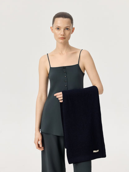 COR ORBIT Filum Resort Collection Cotton-Cashmere Knit Scarf