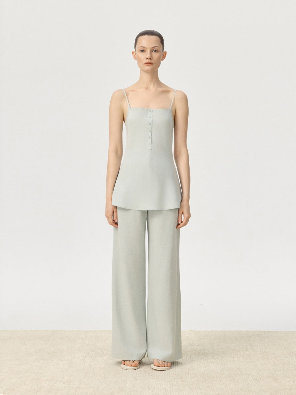 COR ORBIT Lene Resort Collection Silk Tank Top