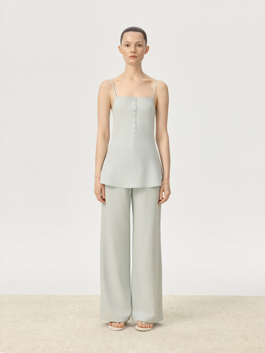 COR ORBIT Lene Resort Collection Silk Tank Top