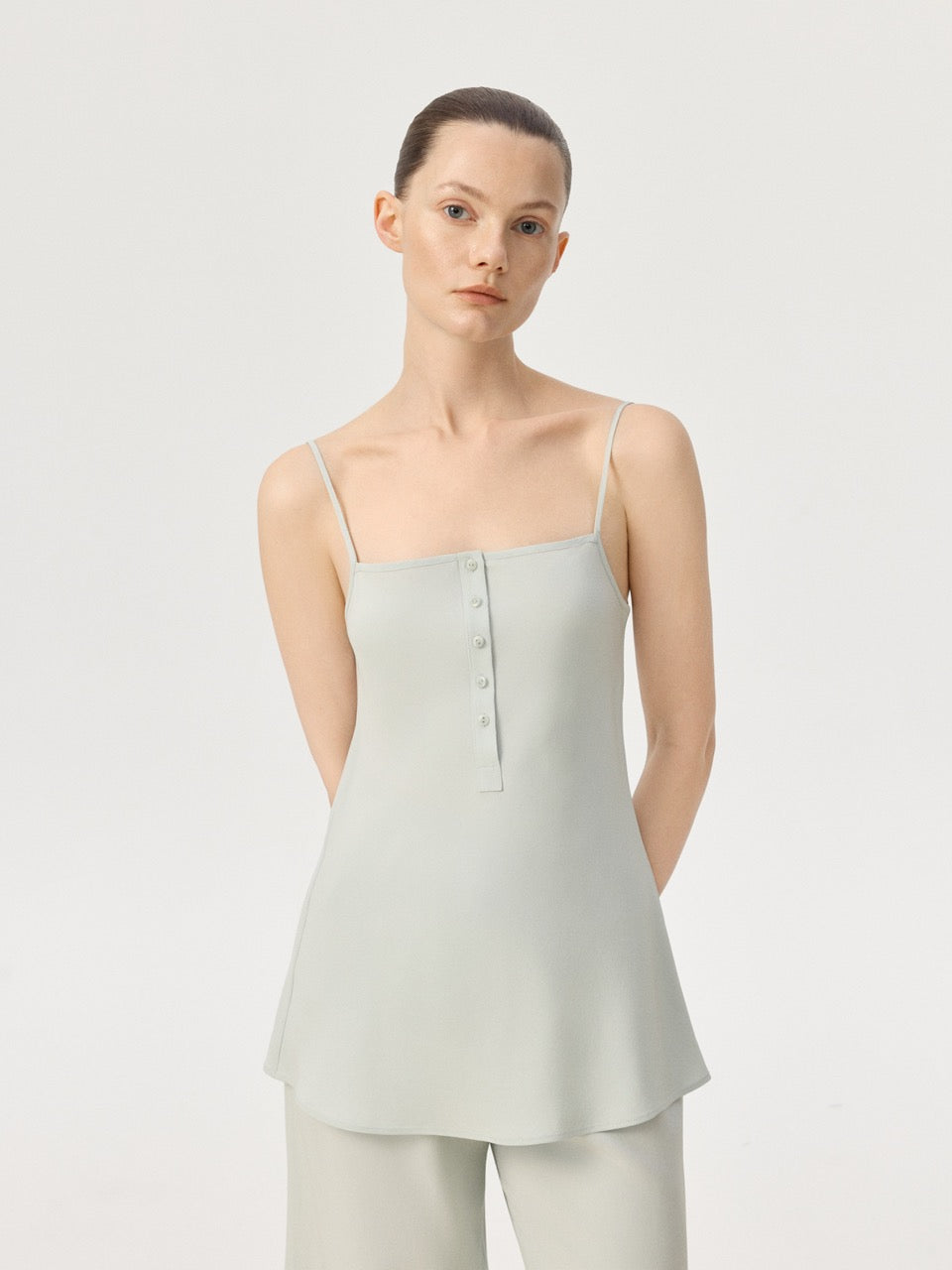 COR ORBIT Lene Resort Collection Silk Tank Top