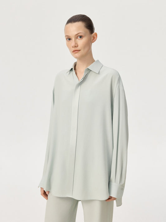 COR ORBIT Habitat Resort Collection  Mulberry Silk Shirt
