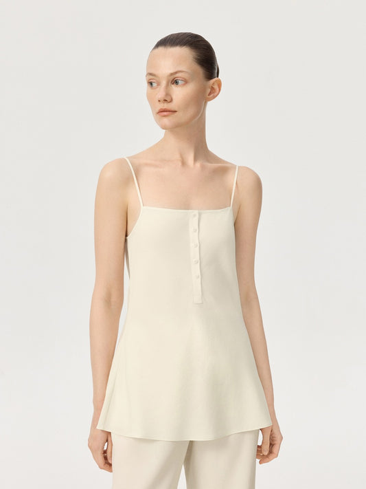 COR ORBIT Lene Resort Collection Silk Tank Top