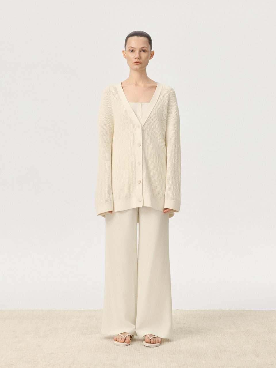 COR ORBIT Elmshade Resort Collection Cotton-Cashmere Cardigan