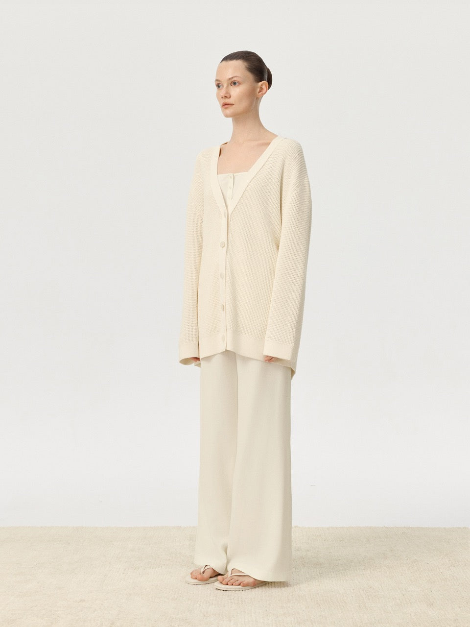 COR ORBIT Elmshade Resort Collection Cotton-Cashmere Cardigan
