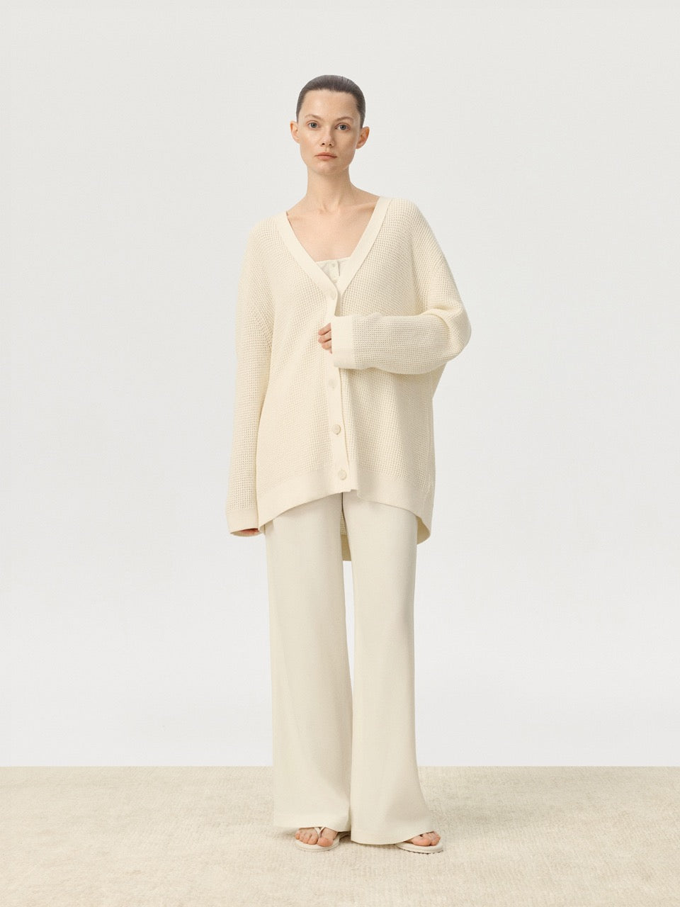 COR ORBIT Elmshade Resort Collection Cotton-Cashmere Cardigan