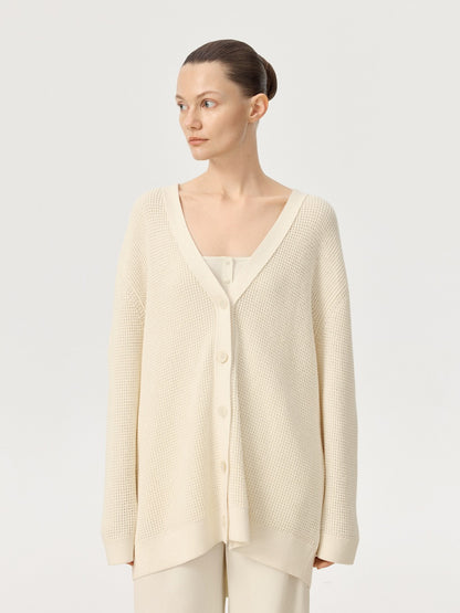 COR ORBIT Elmshade Resort Collection Cotton-Cashmere Cardigan