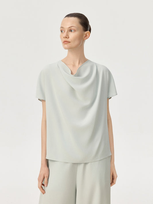 COR ORBIT Spira Resort Collection Mulberry Silk Blouse