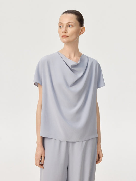 COR ORBIT Spira Resort Collection Mulberry Silk Blouse