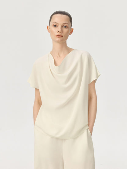 COR ORBIT Spira Resort Collection Mulberry Silk Blouse