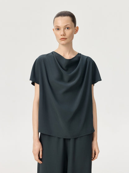 COR ORBIT Spira Resort Collection Mulberry Silk Blouse