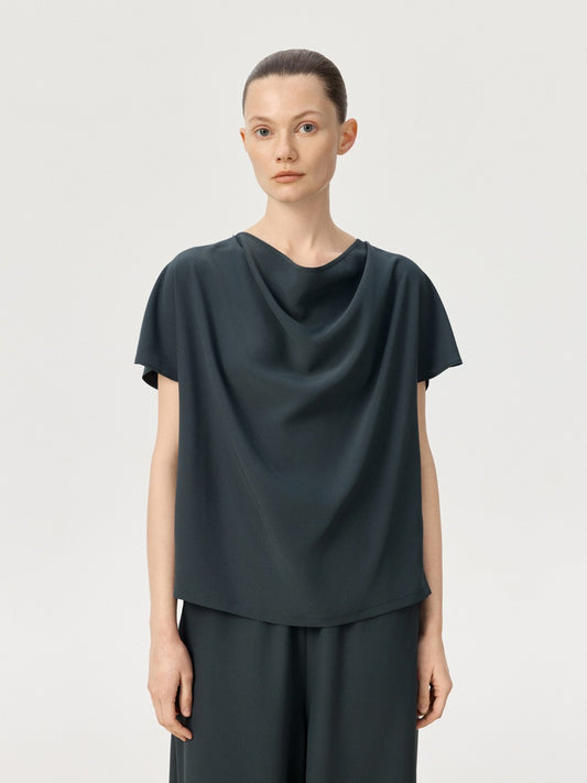 COR ORBIT Spira Resort Collection Mulberry Silk Blouse