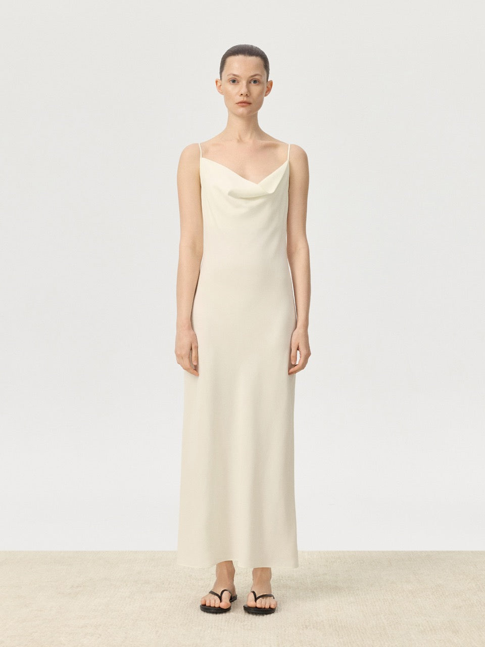 COR ORBIT Animi Resort Collection Mulberry Silk Strapless Maxi Dress