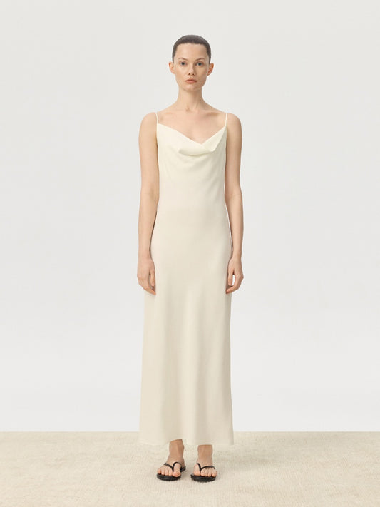 COR ORBIT Animi Resort Collection Mulberry Silk Strapless Maxi Dress